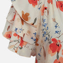 Blusa floral con volantes en la manga - Freequent