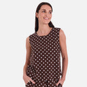 Blusa de lunares marrón - Freequent