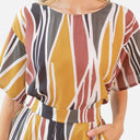 Blusa estampada de viscosa - PAN