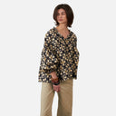 Blusa floral con mangas abullonadas - Orfeo