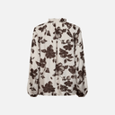 Blusa flores tonos marrón - Freequent
