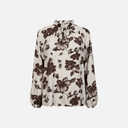 Blusa flores tonos marrón - Freequent