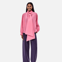 Blusa rosa lazada cuello - CKS