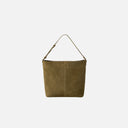 Bolso grande de mujer de ante con asa regulable