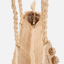 Bolso de hombro de rafia con cremallera - Bagatelle