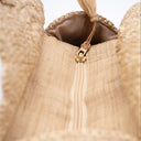 Bolso de mano rafia semicircular - Bagatelle