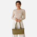 Bolso baguette en piel - PuraHechura