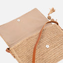 Bolso de rafia rectangular con correa - Bagatelle