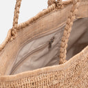 Bolso grande de rafia crochet - Bagatelle