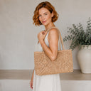 Bolso grande de rafia crochet - Bagatelle