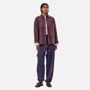 Camisa cuadros ciruela- CKS