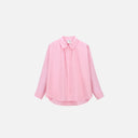Camisa fluida oversize de algodón y modal