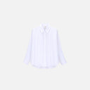 Camisa fluida oversize de algodón y modal