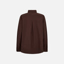 Camisa marrón amplia de algodón - Freequent