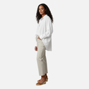 Camisa fluida oversize de algodón y modal