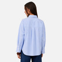 Camisa de rayas azules oversize - Orfeo