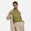 Camisa estampada cuello mao - Singular