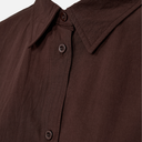 Camisa marrón amplia de algodón - Freequent