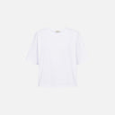 Camiseta básica blanca y cuadrada - Freequent