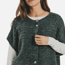 Cárdigan larga gris alpaca - Freequent