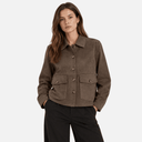 Chaqueta corta efecto ante - Freequent