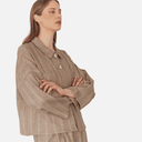 Chaqueta rayas lúrex - PAN