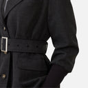 Chaqueta tipo blazer con cinturón - Orfeo