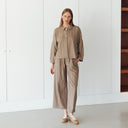 Pantalón ancho rayas lúrex - PAN