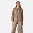 Pantalón ancho rayas lúrex - PAN