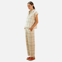 Pantalón recto y holgado con pinzas - PAN