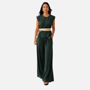 Conjunto pantalón y chaleco verde - IMZ