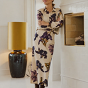 Falda floral satén - Freequent