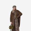 Boina de lana estampada