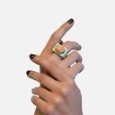 Anillo menta selenita