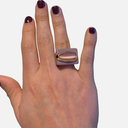 Anillo morado selenita