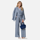Pantalón rayas azules