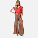 Pantalón print ancho