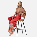 Blusa estampada capa