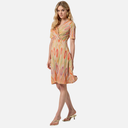 Vestido corto cruzado