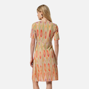 Vestido corto cruzado