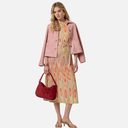 Vestido largo cruzado