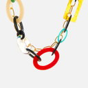 Collar anillas colores
