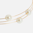 Set choker + pulsera perlas