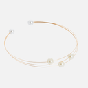 Set choker + pulsera perlas