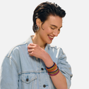 Pulsera malla ancha
