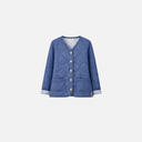 Chaqueta acolchada denim