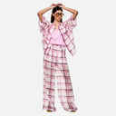 Pantalón fluido cuadros