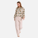 Blusa étnica verde