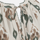 Blusa étnica verde