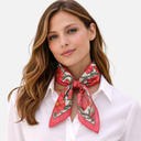 Pañuelo rosa flores